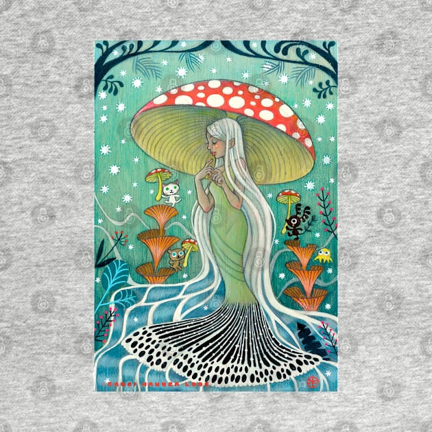 Amabie Mermaid by Moss Moon Studio